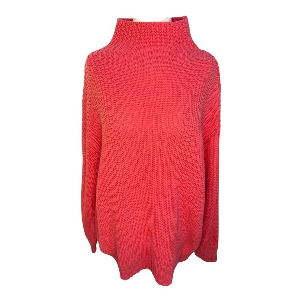 American Eagle Women's‎ XS Pink Turtleneck Sweater Long Sleeve Cozy Chic